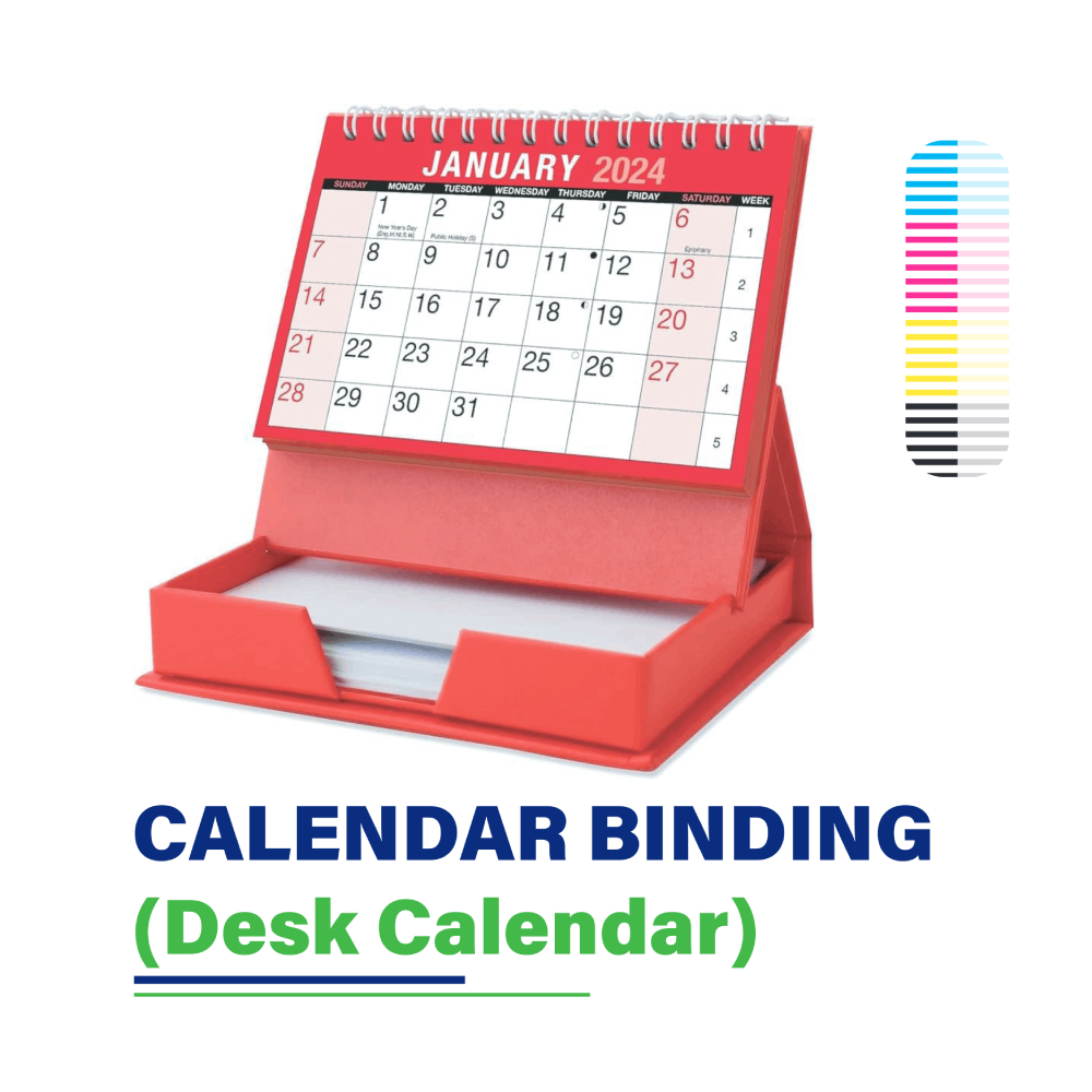 Desk Calendar (Hard Case) Print + Bind