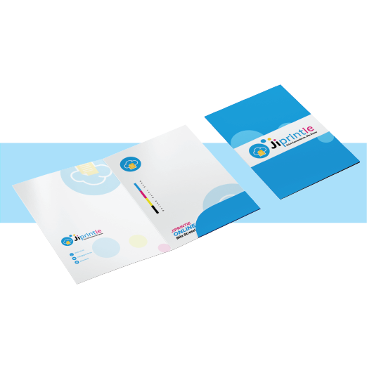 Folder (300 gloss, Color Both Side, Matte, Single Flap)
